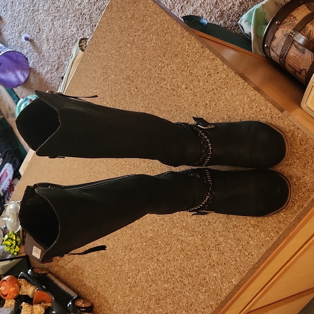 SO brand wide calf boots